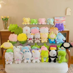 Poupées en peluche de 7 pouces personnalisables en gros à prix abordable, adorables animaux en peluche pour machines à griffes, jouets cadeaux - Product Image 3