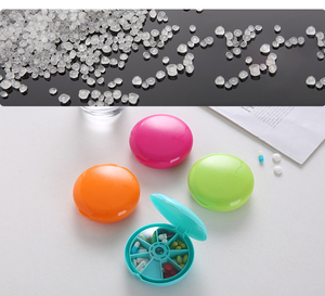 Daily Round, <span class=keywords><strong>pharmacie</strong></span> de poche portable à emporter, boîte à pilules, organisateur et contenants de vitamines, parfait pour les voyages - Product Image 4