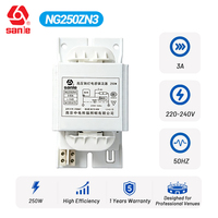Ballast HPS Sanle pour ampoule au sodium haute pression 250W, 220-240V 50Hz 3A, avec fil de cuivre, garantie 1 an