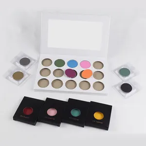 26mm Single Eye Shadow Makeup High Pigment Eyeshadow Pans OEM 5G Powder Dry Deep Palette Waterproof Private Label Eye Shadow