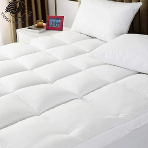 Colchón de algodón blanco <span class=keywords><strong>Topper</strong></span> de tela de microfibra colchón <span class=keywords><strong>Topper</strong></span> Hotel para cinco estrellas - Product Image 5