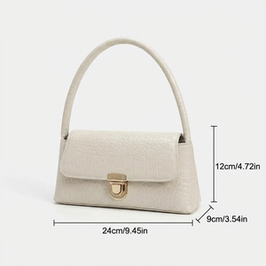 Bolso <span class=keywords><strong>de</strong></span> Mujer 2025, Nuevo Estilo Francés Coreano con Patrón <span class=keywords><strong>de</strong></span> Piedras, Material PU, Cierre, Bolso <span class=keywords><strong>de</strong></span> Hombro, Bolso <span class=keywords><strong>de</strong></span> Mano para Dama - Product Image 3