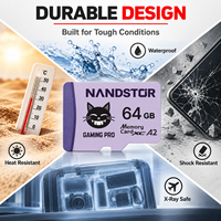 Carte mémoire SD TF Nandstor Factory OEM 1TB 512GB 256GB 128GB V90 U3 A2 haute vitesse pour caméra CCTV, enregistrement 4K 8K