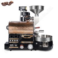 Torréfacteur à café électrique en acier inoxydable pour usage domestique, machine industrielle
