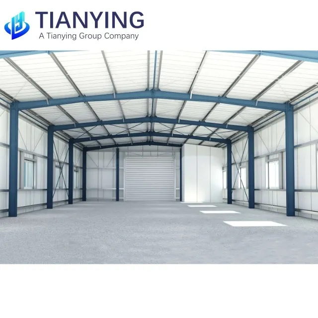 Maintenance-free Metal Building Warehouse Prefab Steel Garden Workshop Prefab Steel Factory Building