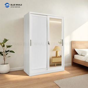 Armoire de chambre à coucher professionnelle en acier, fabriquée en usine avec une forte investissement R&D et un support ODM & OEM, armoire métallique certifiée CE - Product Image 2