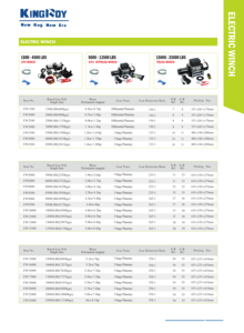 Winche Eléctrico para Vehículos Todoterreno 4x4 de 13000 lb, 710W-1400W, 24V, Fabricado en Vietnam, para Remolque - Product Image 5