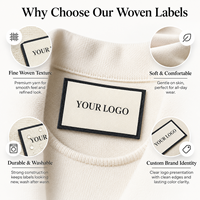 Étiquette tissée personnalisée avec logo haute qualité du fabricant ZX pour vêtements, en satin, avec instructions d'entretien, pliée au centre du col, écologique