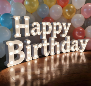 Insegna Luminosa a LED con Lettere e Numeri per Illuminazione Notturna, Lampada Natalizia, Decorazione per Feste di Compleanno e Matrimoni - Product Image 5