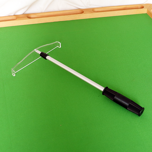 Rastrillo de Grado Profesional de Casino, empujador de fichas transparentes, telescopio de grada, <span class=keywords><strong>Ruleta</strong></span> de aluminio, rastrillo de fichas de póquer para Blackjack Texas Hold'em - Product Image 2