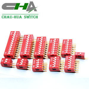 Cha Factory Outlet màu xanh <span class=keywords><strong>2</strong></span>.54mm Pitch chuyển đổi nhúng quay DA-08-V góc bên phải loại <span class=keywords><strong>Dip</strong></span> chuyển 8 vị trí <span class=keywords><strong>Dip</strong></span> chuyển đổi - Product Image 6