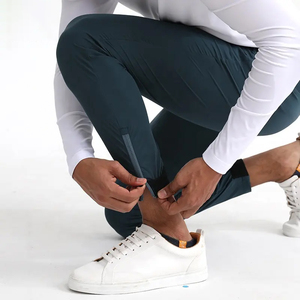 Wholesale High Quality Spandex / Cotton Men Sports Golf Wear Lightweight Elastic <b>Cuffed</b> Four-Way Stretch <b>Jogger</b> - Product Image 6