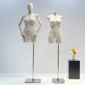 Maniquíes de Mujer de Talla Grande en Stock, Maniquí Femenino de Medio Cuerpo para Exhibición en Escaparates de Tiendas de Ropa - Product Image 4
