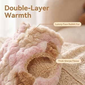 Premium Faux Rabbit Fur Dog Vest Warm Sherpa Fleece Lined Pet Winter Jacket Sleeveless <strong>Cat</strong> <strong>Coat</strong> <strong>for</strong> Small Medium Dogs &amp; <strong>Cats</strong> - Product Image 5