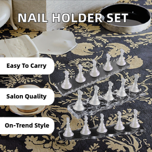 Soporte Magnético de Plástico para Uñas, 5 Piezas, Base de Práctica y Exhibición para Esmalte de Gel, Entrenamiento de Manicura - Product Image 2