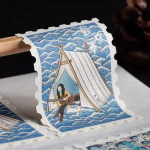 Etiquetas Adhesivas de Papel de Arte Impermeables Impresas con Láser Personalizadas con Forma Redonda para Embalaje de Regalos y Manualidades, Marca OEM <span class=keywords><strong>Modelo</strong></span> TS-100 - Product Image 5