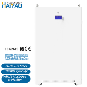 Batteries au <span class=keywords><strong>lithium</strong></span> LiFePO4 51,2 V 48 V 300 Ah 200 Ah 100 Ah pour stockage d'énergie domestique, solaires 5 kW 10 kW 15 kW, avec BMS, entrepôt UE - Product Image 4