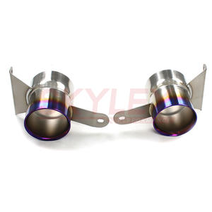 Terminali di Scarico in Titanio SKYLEY per Ferrari <span class=keywords><strong>488</strong></span> GTB, <span class=keywords><strong>488</strong></span> Spider, <span class=keywords><strong>488</strong></span> Pista, <span class=keywords><strong>488</strong></span> Pista Spider 2015-2020, Sistema di Scarico Catback - Product Image 4