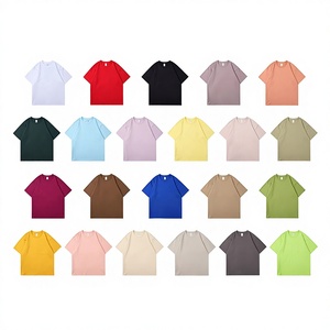 T-shirt Homme Vintage Respirant à Épaules Tombantes, Coupe Ample Oversize, Col Rond, 100% Coton, Grammage Lourd 280g, Personnalisable pour Uniforme de Classe - Product Image 4