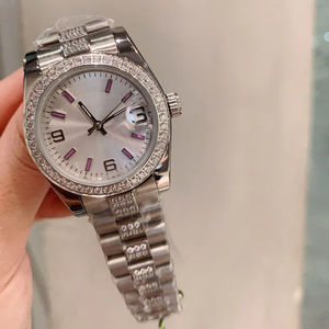 Reloj de Lujo para Hombre con Bisel de Moissanita VVS, Cuarzo, Correa de Goma, Caja de Aleación, Resistente al Agua 20 BAR, Esfera de 41 mm con Indicadores - Product Image 1