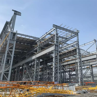Edificio Prefabricado Económico de Estructura de Acero Moderna para Almacenes y Oficinas, Construcción Rápida con Paneles Aislantes y Armazón de Acero Ligero