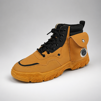 Chaussures unisexes à chauffage à température constante à 3 niveaux avec doublure en peluche et polaire, saison automne, 4 batteries externes rechargeables, personnalisables