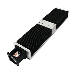 HLTNC高精度リニアモジュールスライドテーブル (オルガンダストカバー付き) HL15100デュアルガイドレール57モーターブラケット付きCnc用 - Product Image 1