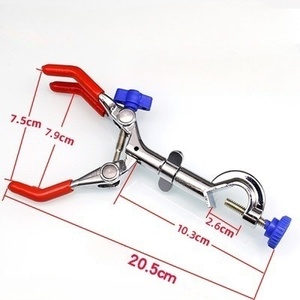 <span class=keywords><strong>Laboratorio</strong></span> <span class=keywords><strong>3</strong></span> Prong Dual Abrazadera ajustable China Tres <span class=keywords><strong>dedos</strong></span> Doble ajuste Abrazadera giratoria - Product Image 5