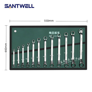 Professional Thin Neck Box End Wrench Set Metric Size 6-24mm for Mechanical Maintenance - Product Image 5