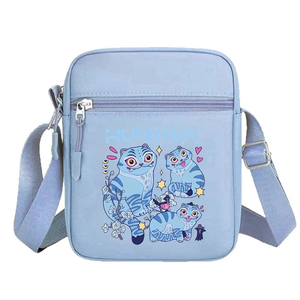 Beliebte Kpop Demon Hunters Huntrix Muster Tragetasche Nylon Personalisierte Schultertasche für Reisen Wiederverwendbare Einkaufstasche für Damen - Product Image 2