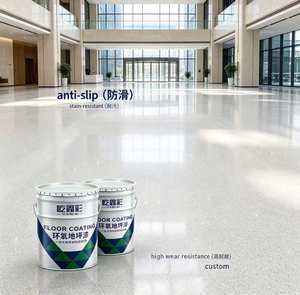 Heavy Duty Anti Slip Wear Resistant Epoxy Resin Color Sand Liquid Flooring Paint for Concrete Garage <b>Floor</b> - Product Image 2