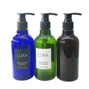 Manufacture custom logo 250ml liquid flat bottle bath foam shampoo packaging bottle facial cleanser plastic bottle