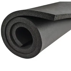 NBR/PVC泡沫橡胶板卷，6毫米-50毫米厚，OEM定制-易切割多功能隔音橡胶泡沫板