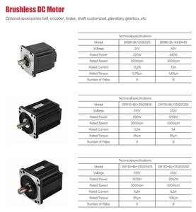 Motor Eléctrico BLDC 24V/48V 157W/315W/470W 3000RPM 1.5-4.5Nm Imán Permanente Impermeable Eje Hueco Montaje con Brida CE ROHS - Product Image 6