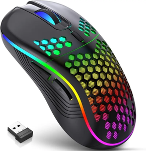 Ratón Inalámbrico Profesional para Juegos, Ratón Celular Ligero y Ergonómico con Sensor Óptico y Retroiluminación RGB - Product Image 2