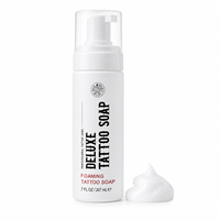 Savon pour le soin des tatouages - Nettoyant testé par des dermatologues pour nettoyer les nouveaux tatouages et piercings - Fournitures essentielles pour l'art corporel 7oz