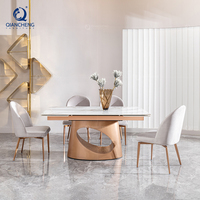 Îlot de cuisine moderne, tables à manger extensibles, table à manger extensible et chaises, luxe italien, tavolo da pranzo allungabile