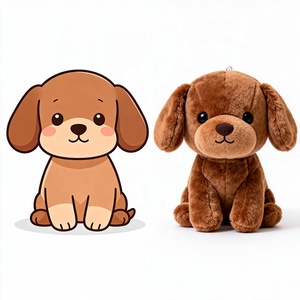 Animais de Pelúcia Warmies, Cobertor Micro-ondas Super Macio, Brinquedo de Pelúcia Circo Dog, Recheado com Algodão PP para Aniversário de Crianças - Product Image 1