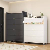 Étagère de rangement en acier au carbone avec couvercle rabattable, anti-poussière, multifonctionnelle, grande capacité, sur pied