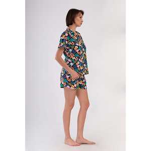 KADIN GOMLEK ชุดนอนแขนสั้นสำหรับผู้หญิงพร้อมขนจามรีนุ่มสบายดูกเมลี คิซา โคล ซอร์ต ทาคิม - Product Image 3