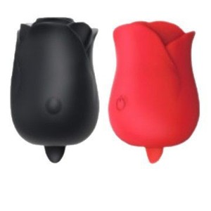 Vibrador EsNI Rose Rojo y Negro de Silicona ABS de 14.5cm, Recargable por USB, Estimulador de Punto G para Masturbación Íntima - Product Image 5