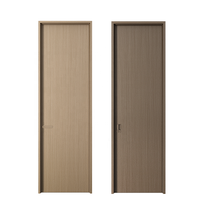 Pintu Kayu Aluminium WPC Tahan Air yang Dapat Disesuaikan, Laris Manis, Harga Pabrik untuk Apartemen Utama, Ruang Tamu/Dapur/Kamar Mandi