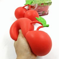 Jouets Squishy Tendance 2026 : Jouets Squishies Fruits, Grandes Figurines Réalistes de Raisins à Presser pour Soulager le Stress