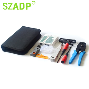 Kit d'outils de testeur de câble réseau comprenant un tournevis à dénuder le connecteur <span class=keywords><strong>RJ45</strong></span> pince à sertir pour ordinateur-pièces de télé<span class=keywords><strong>communication</strong></span> - Product Image 4