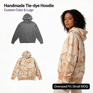 HuaYi GRS ve BSCI Sertifikalı Toptan %100 Pamuklu Grafik Baskılı Kapüşonlu Sweatshirtler Tie-Dye Özel Desen Sokak Giyim Tarzı ODM Erkek Kadın İçin - Product Image 1