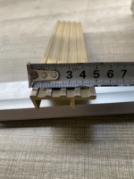 Profilés d'escalier en laiton de qualité supérieure, sur mesure, dorés, antidérapants, pour usage commercial, moulures d'escalier, profilés d'escalier, intérieur/extérieur