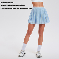 Nouvelle jupe de tennis pour femme, séchage rapide, respirante, anti-exposition, jupe plissée pour marathon