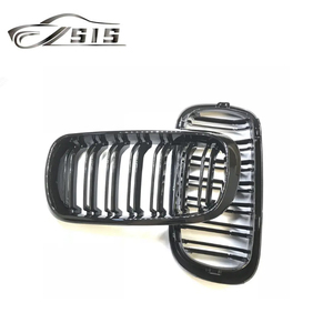 X5X6 2007-2014 Rejilla delantera ABS reemplazo de rejilla de malla de riñón delantera reemplazo de rejilla de parachoques negro para F15 F16 35i <span class=keywords><strong>50i</strong></span> - Product Image 3