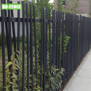 Clôture de jardin extérieure en métal au design classique, sans rouille, comme du bambou, barre verticale en acier désordonnée, clôture en aluminium - Product Image 4