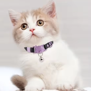 Luxuriöses Personalisiertes PVC-Katzenhalsband mit Glocke und Wasserdichter Funktion im Chinesischen Stil Einfarbig Langlebig für Haustiere - Product Image 4